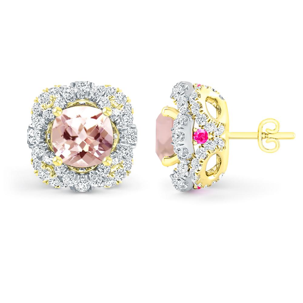 Yellow Gold/White Gold - Morganite