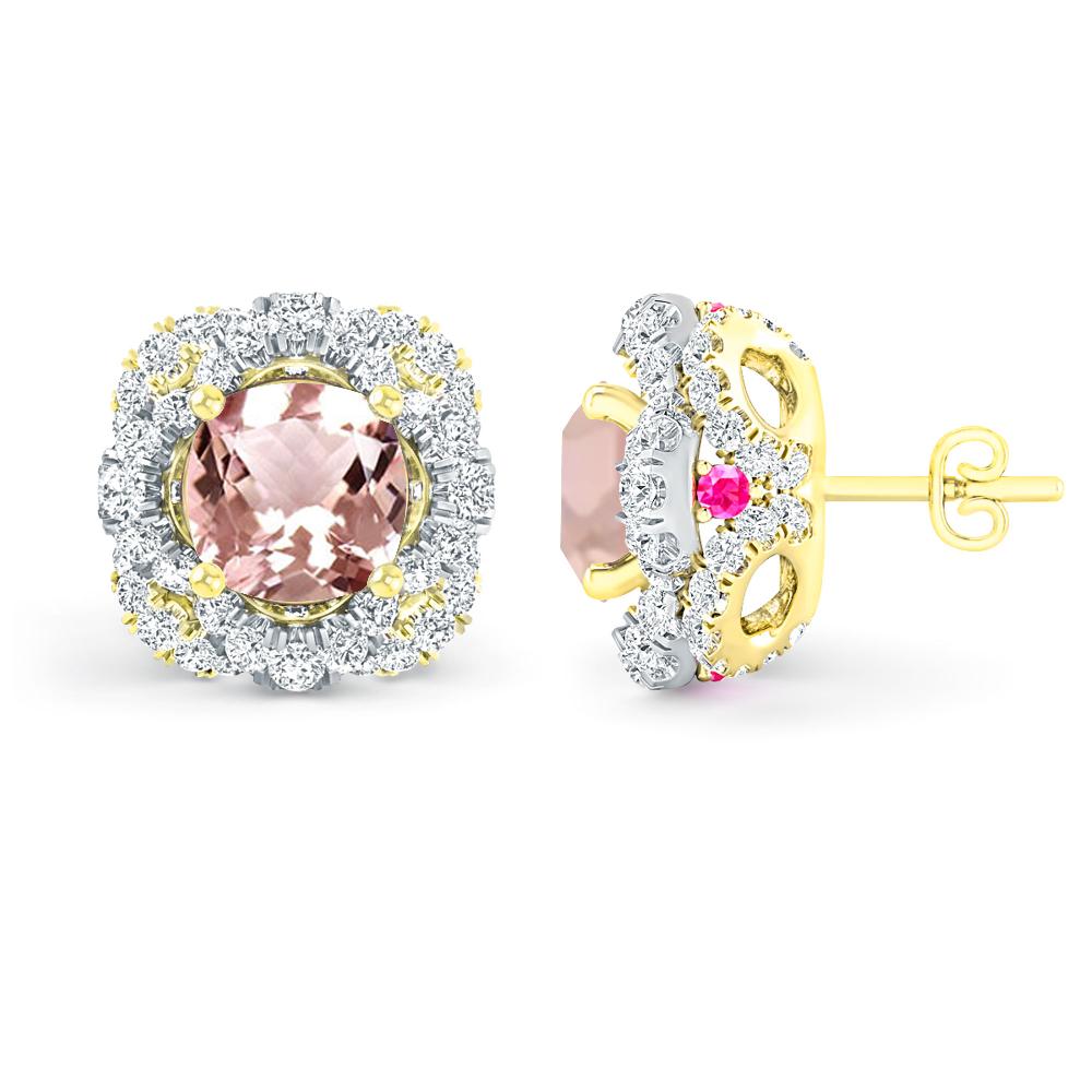Yellow Gold/White Gold - Morganite