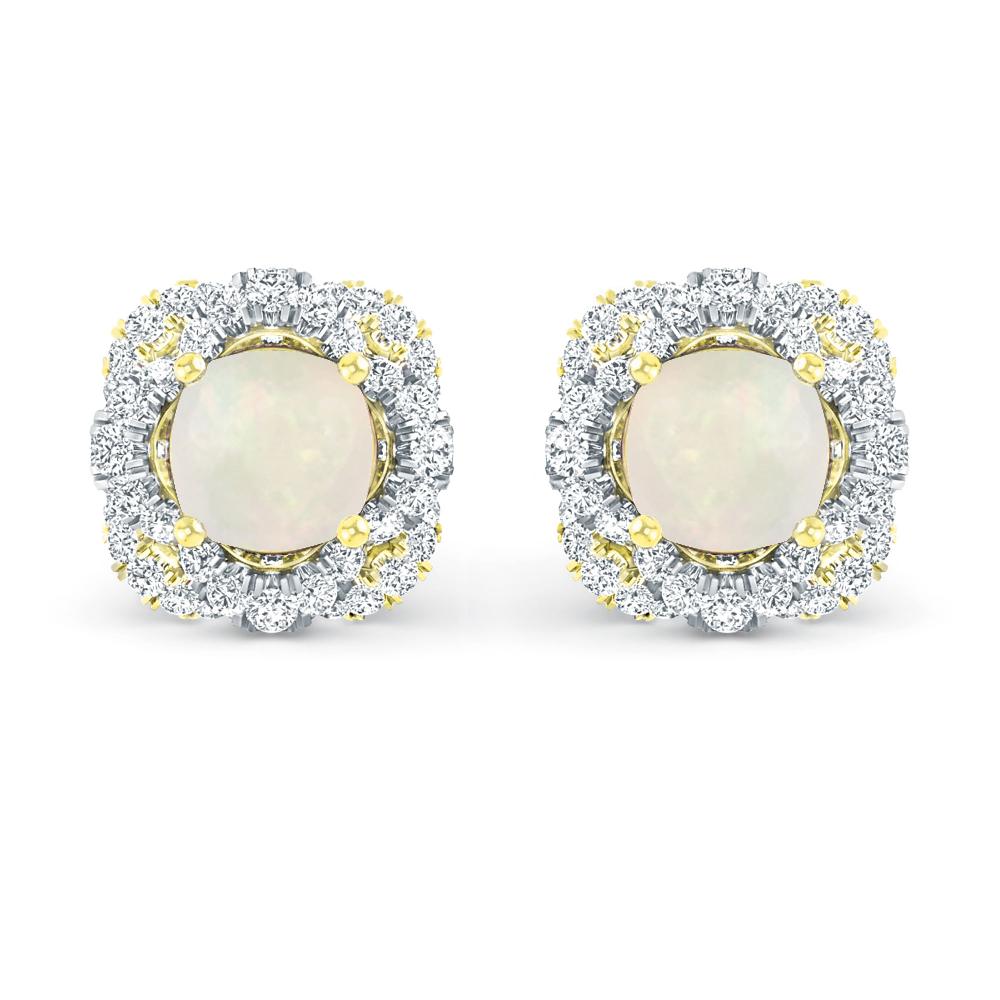 Yellow Gold/White Gold - Opal