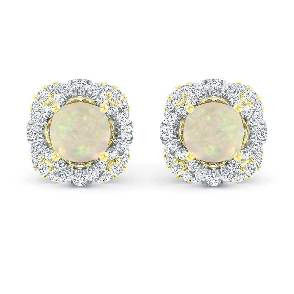 Yellow Gold/White Gold - Opal