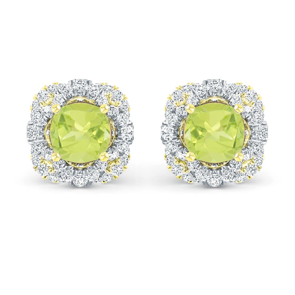 Yellow Gold/White Gold - Peridot