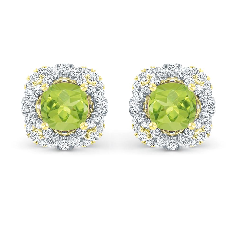 Yellow Gold/White Gold - Peridot
