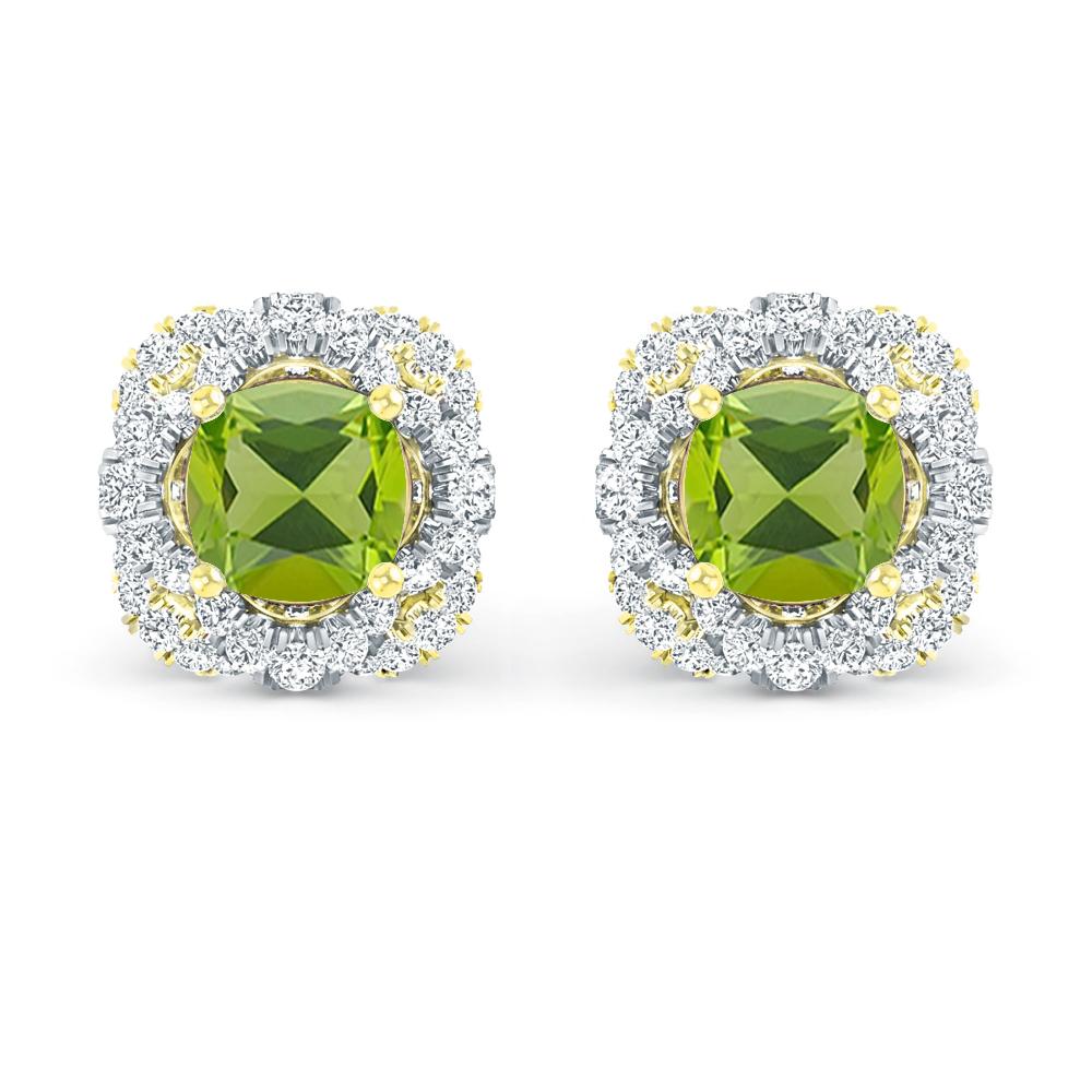 Yellow Gold/White Gold - Peridot