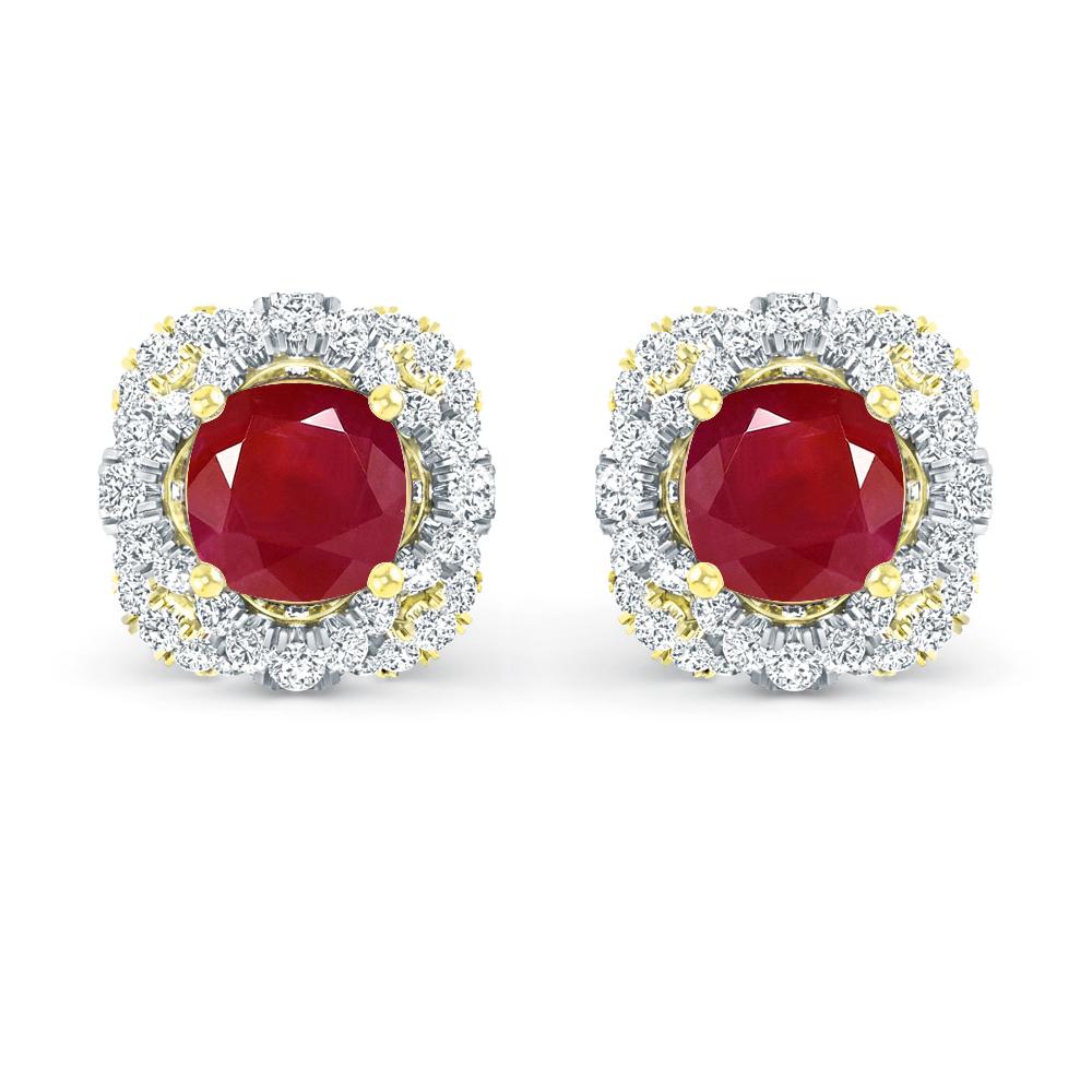 Yellow Gold/White Gold - Ruby