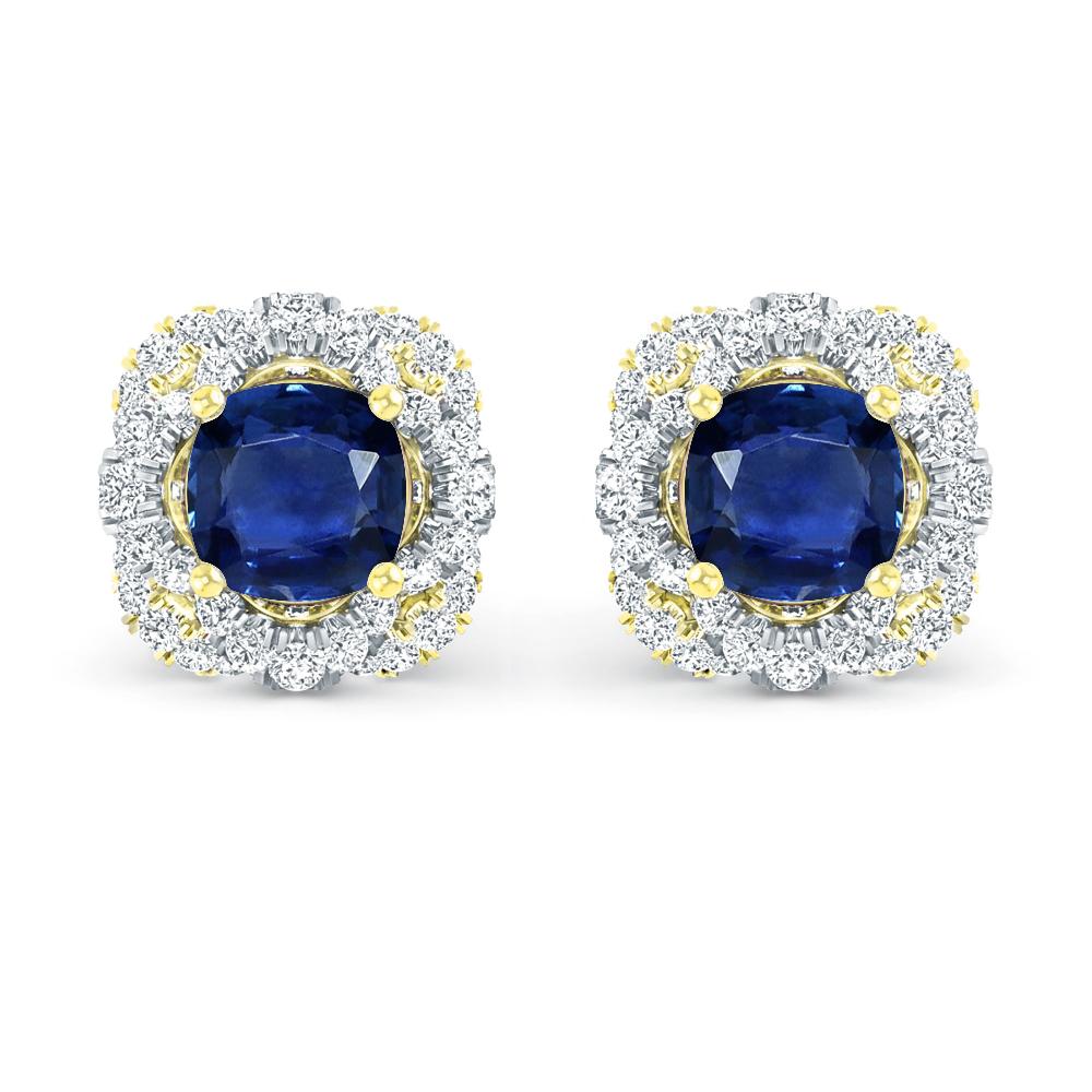 Yellow Gold/White Gold - Sapphire