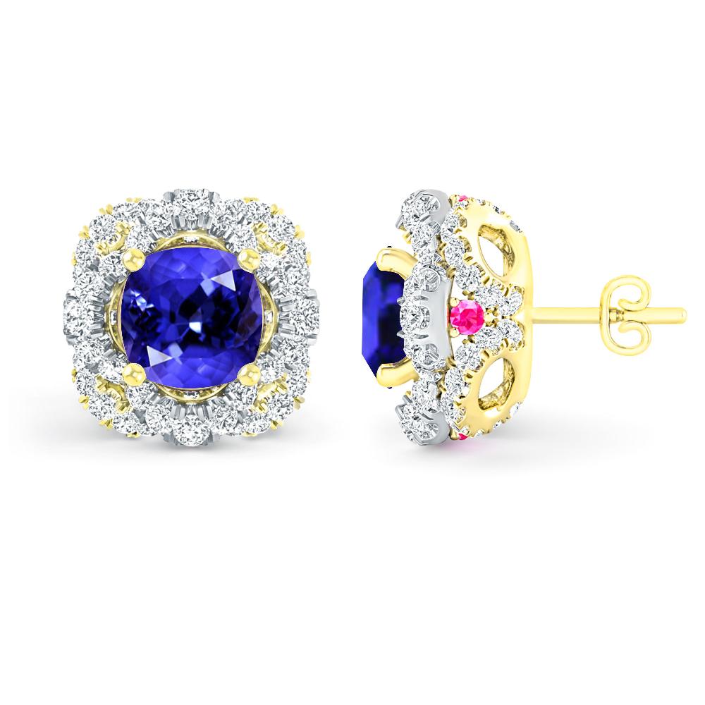 Yellow Gold - Tanzanite