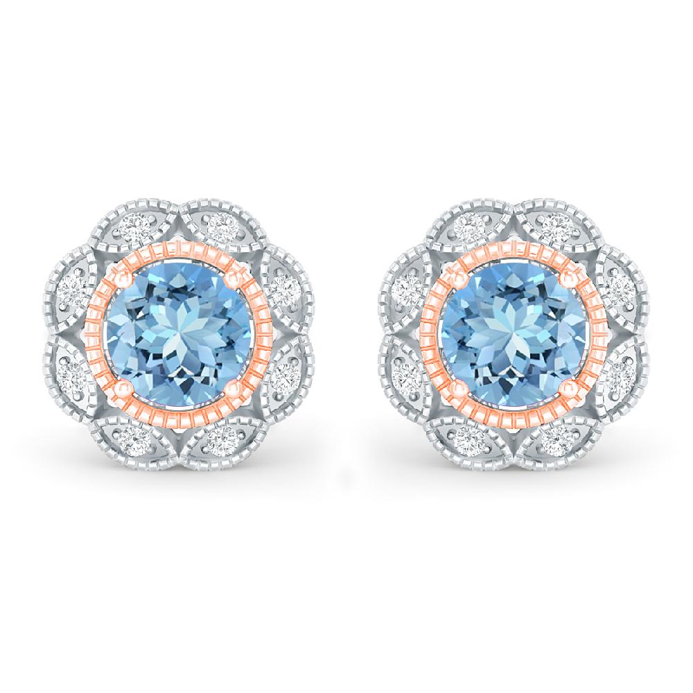 White Gold - Aquamarine