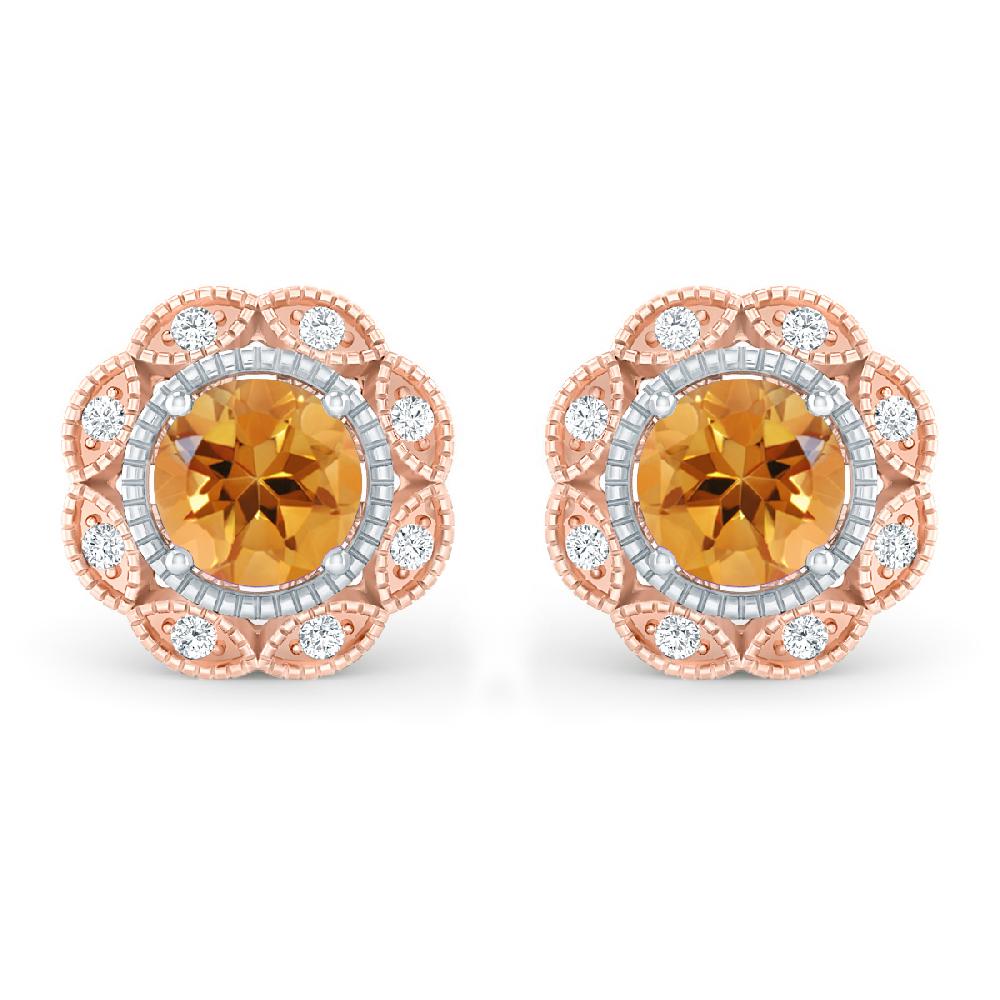 Rose Gold - Citrine