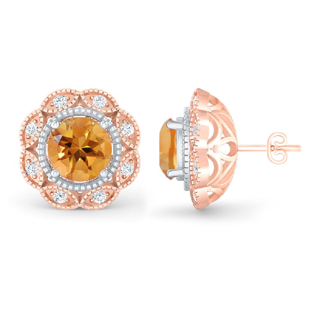 Rose Gold - Citrine