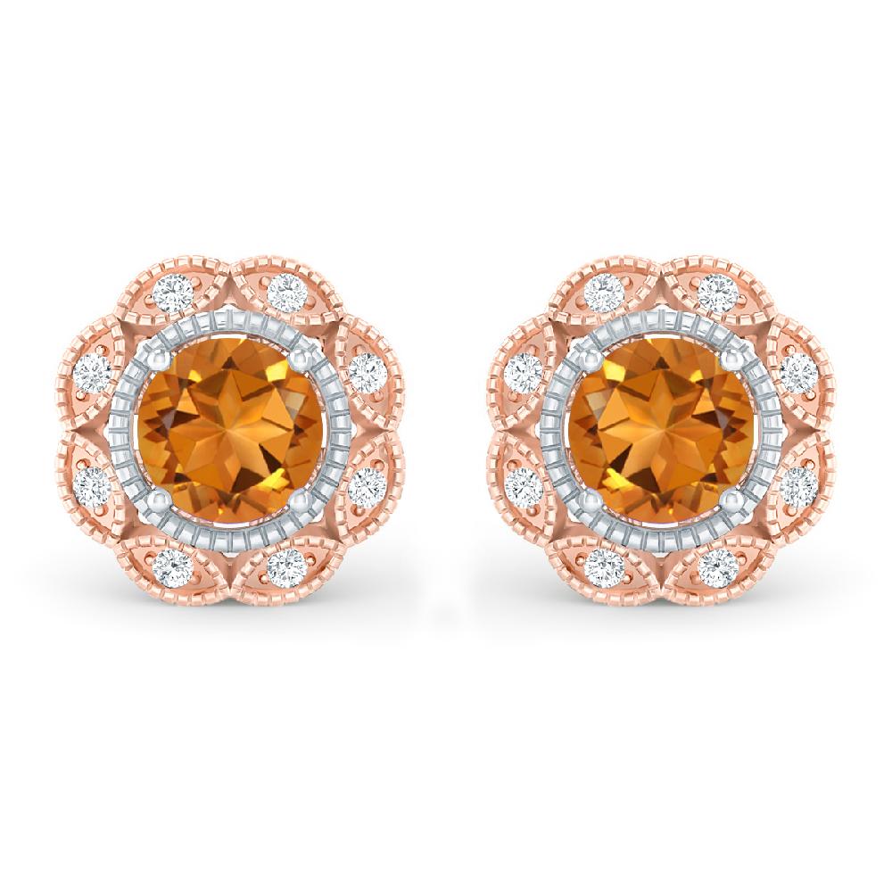 Rose Gold - Citrine