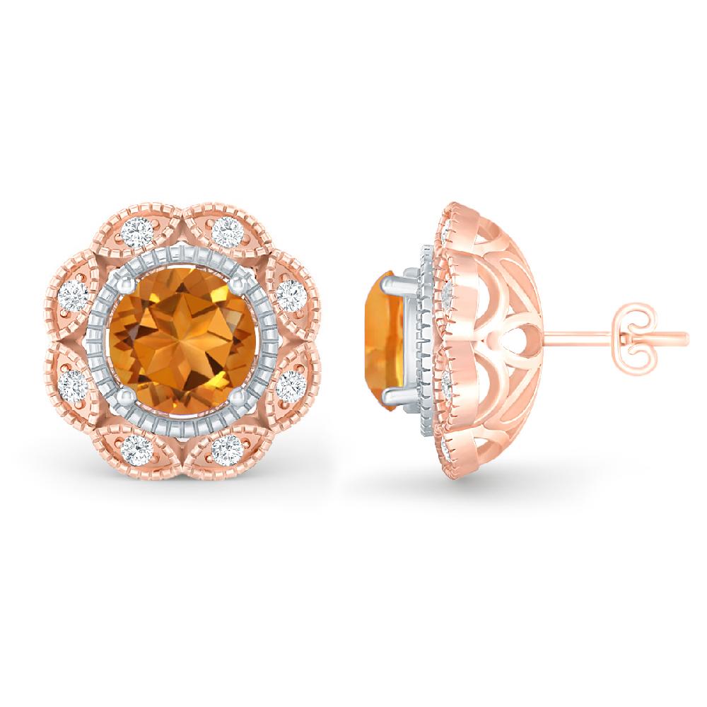 Rose Gold - Citrine