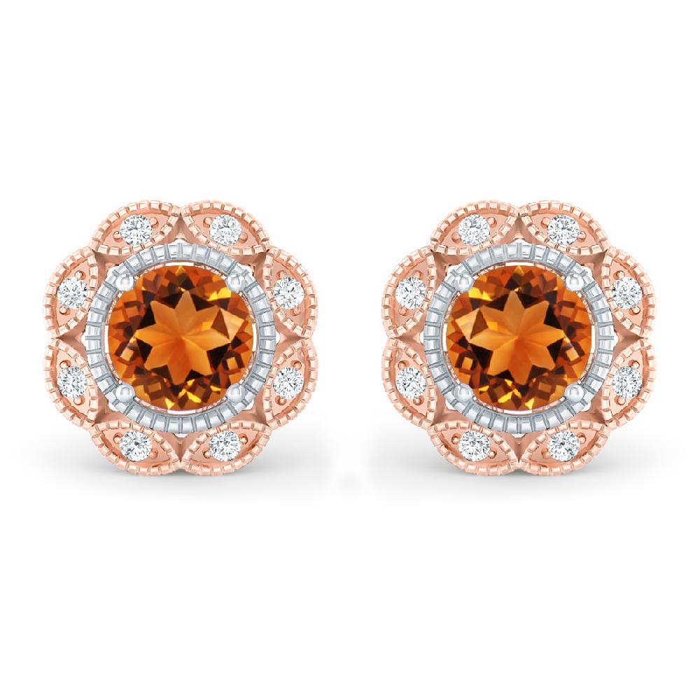 Rose Gold - Citrine
