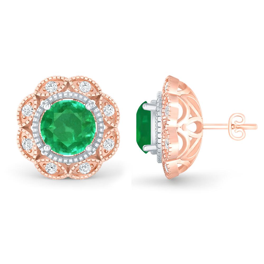 Rose Gold - Emerald