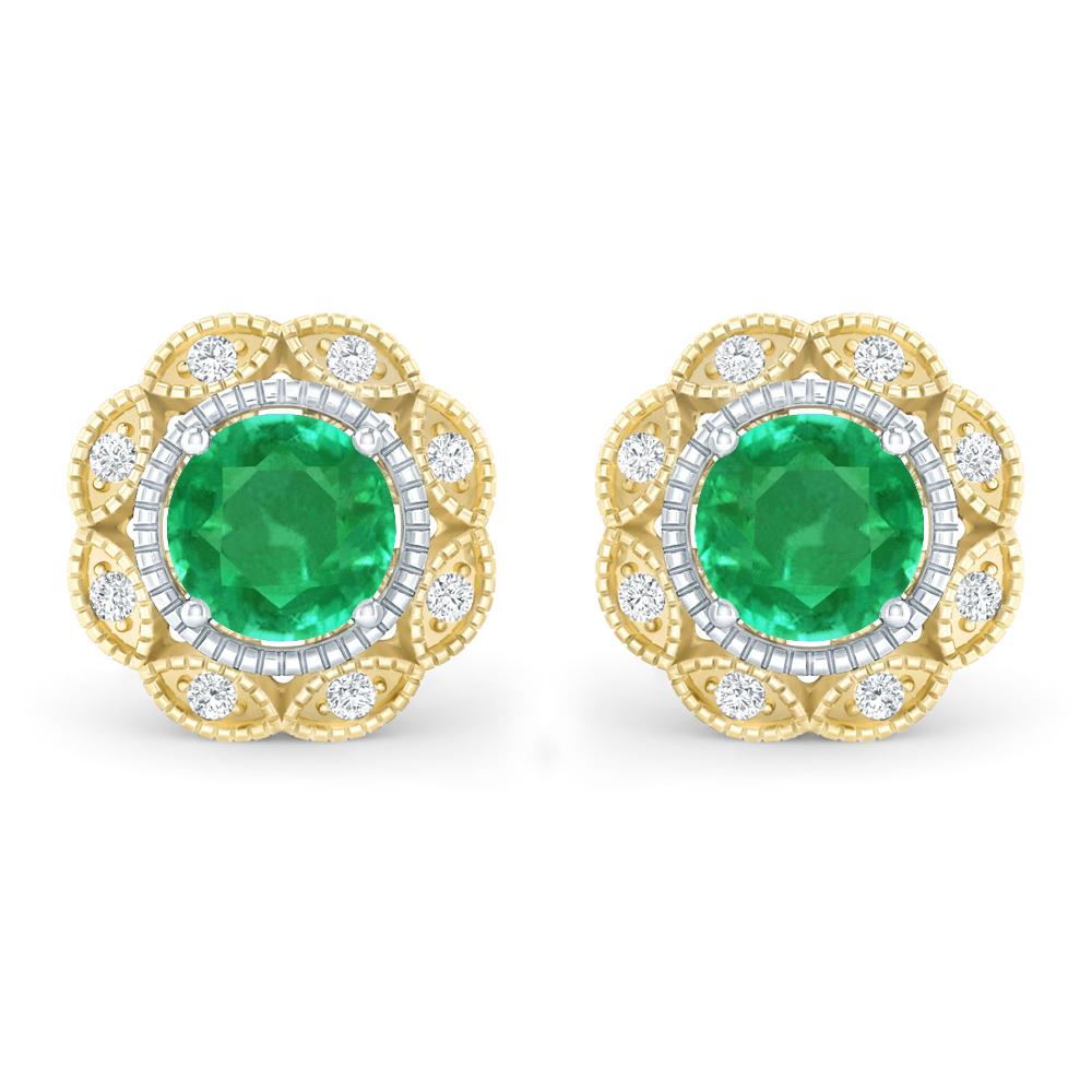 Yellow Gold - Emerald