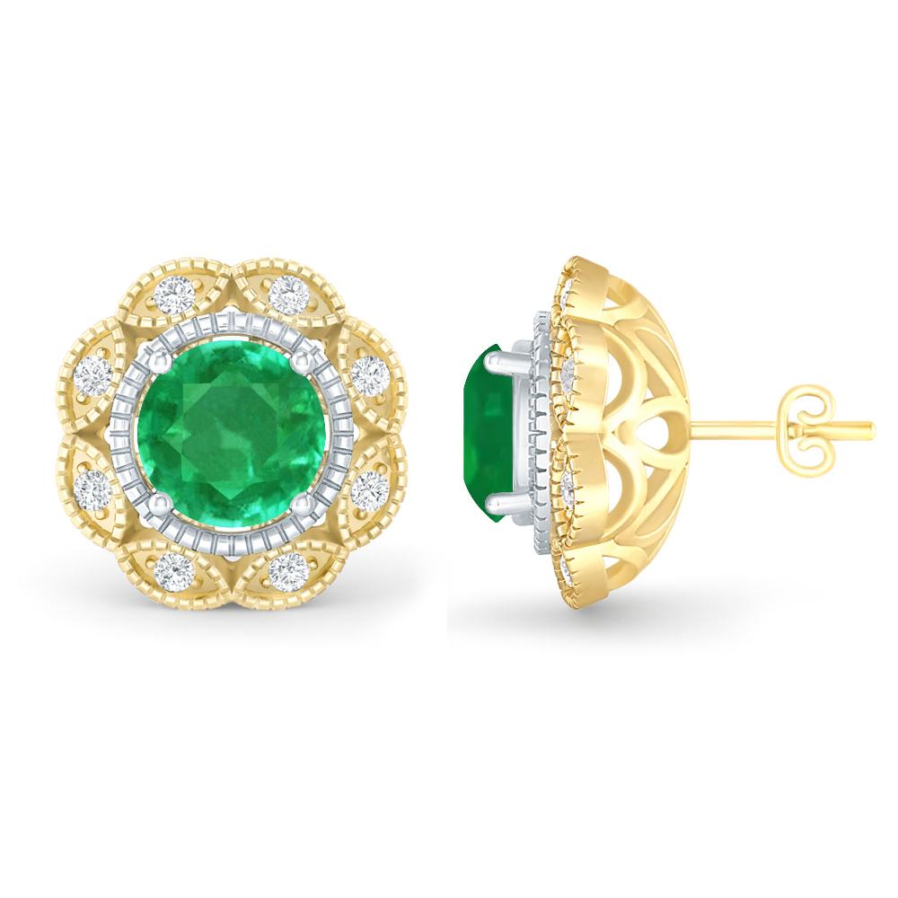 Yellow Gold - Emerald