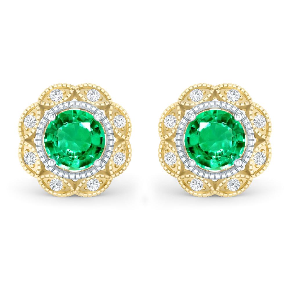 Yellow Gold - Emerald