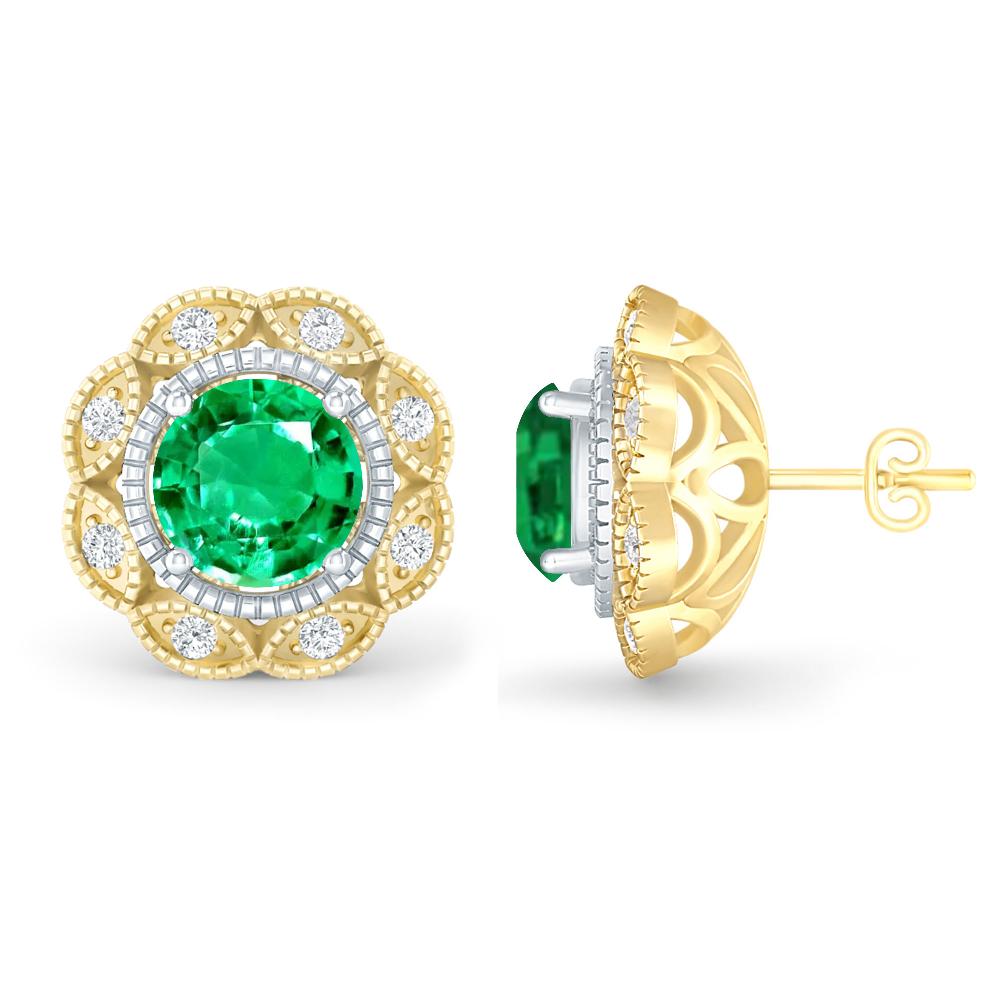 Yellow Gold - Emerald