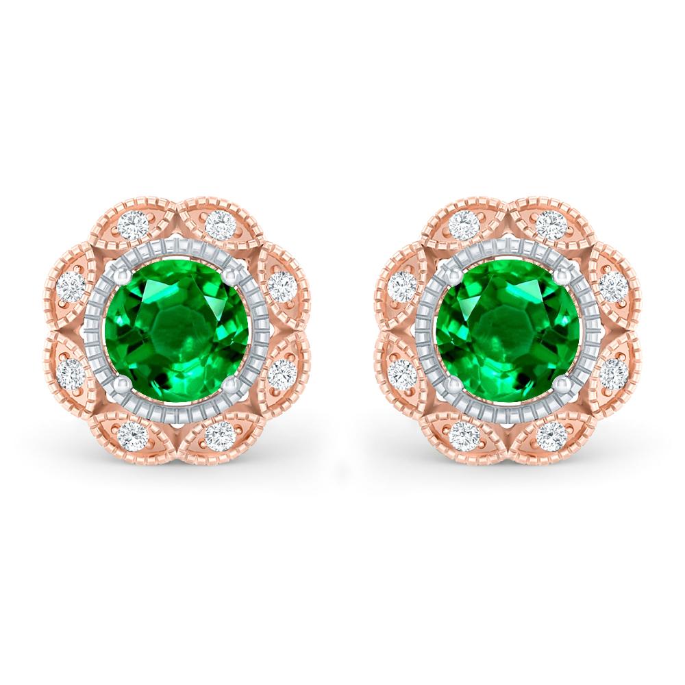 Rose Gold - Emerald