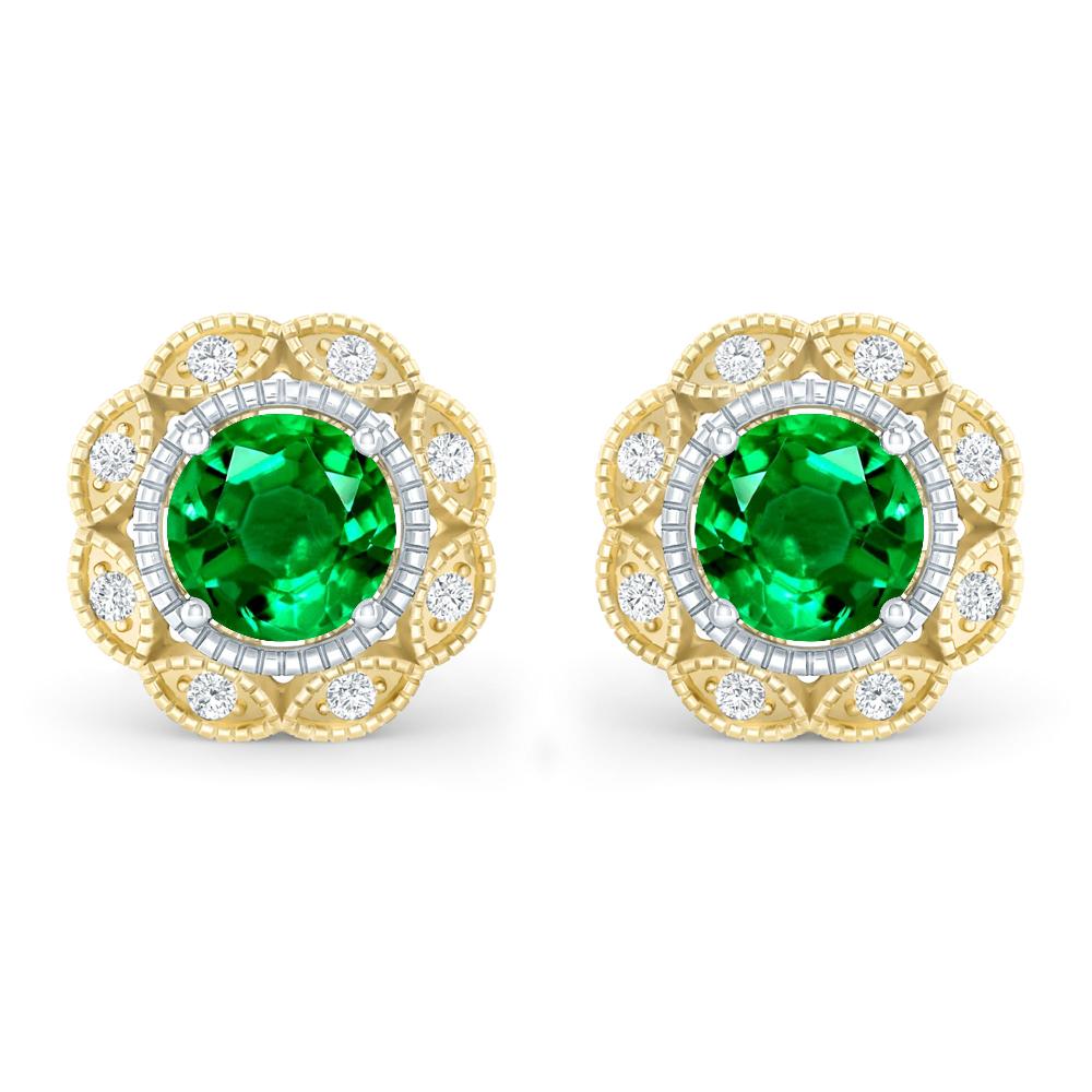 Yellow Gold - Emerald
