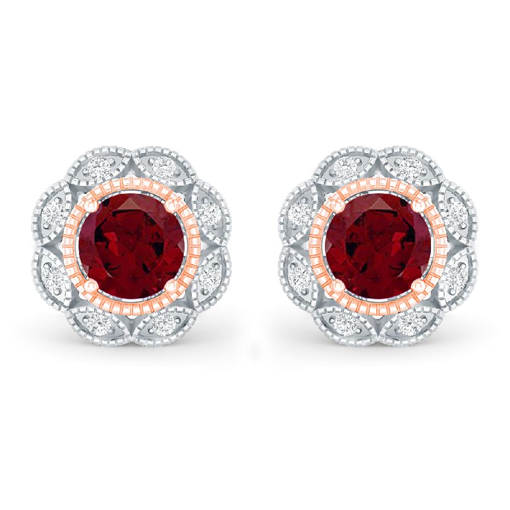 White Gold - Garnet