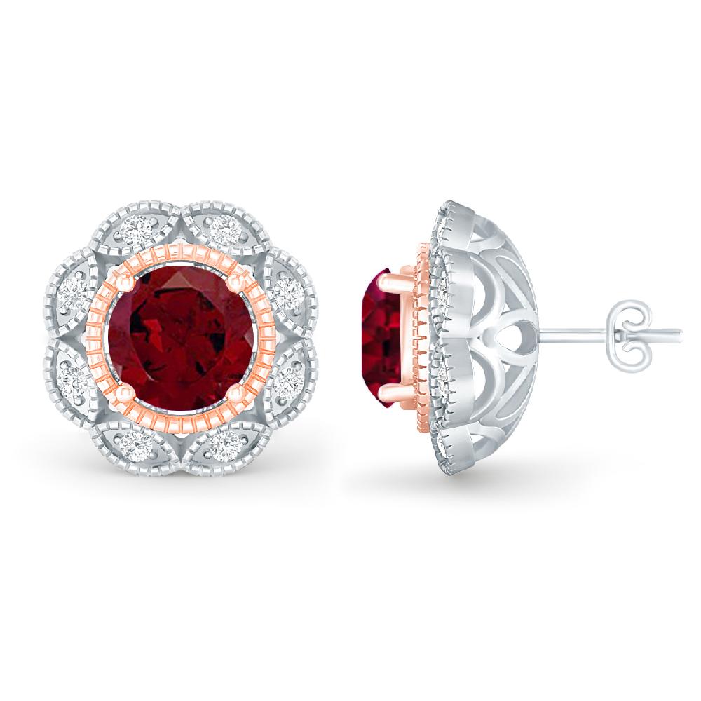 White Gold - Garnet