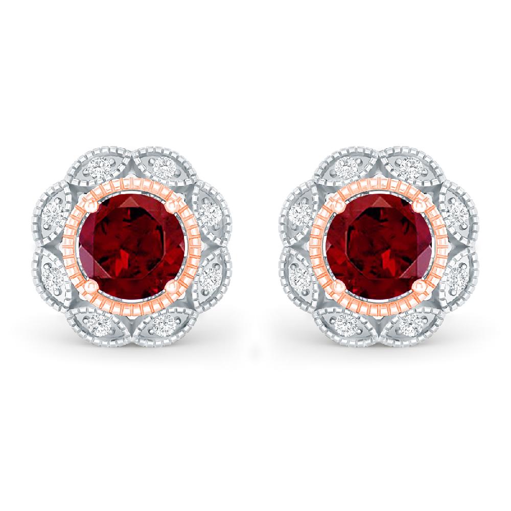 White Gold - Garnet