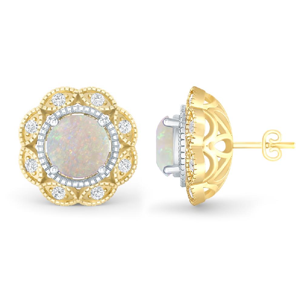 Yellow Gold - Opal