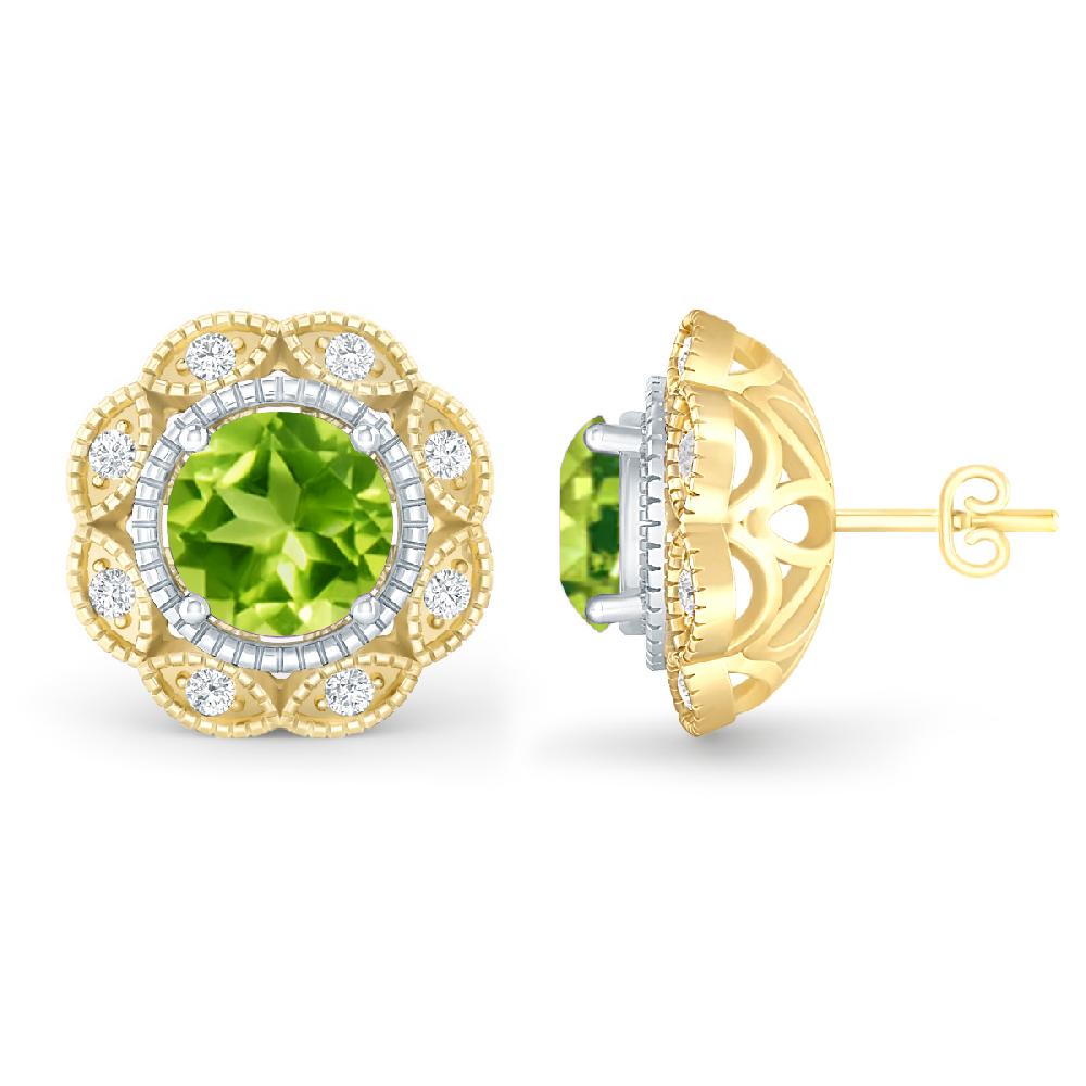 Yellow Gold - Peridot