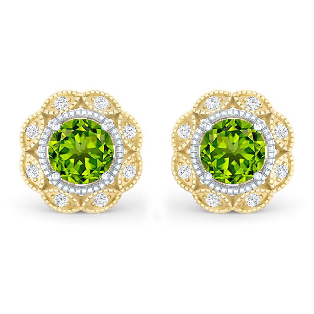 Yellow Gold - Peridot