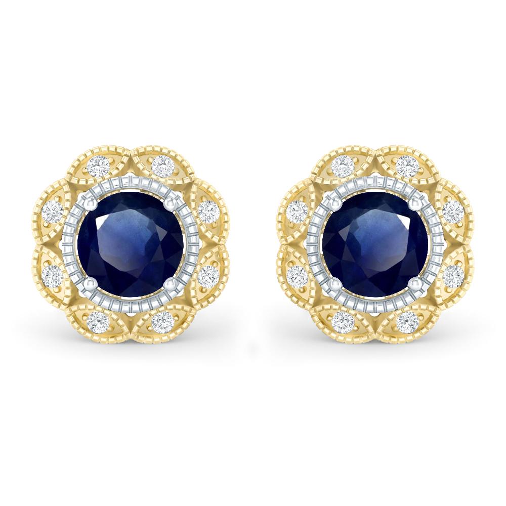 Yellow Gold - Sapphire