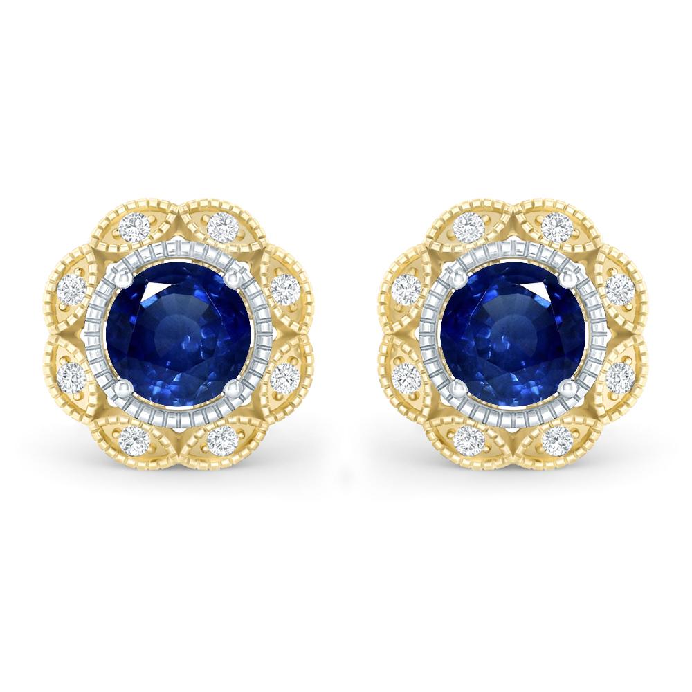 Yellow Gold - Sapphire