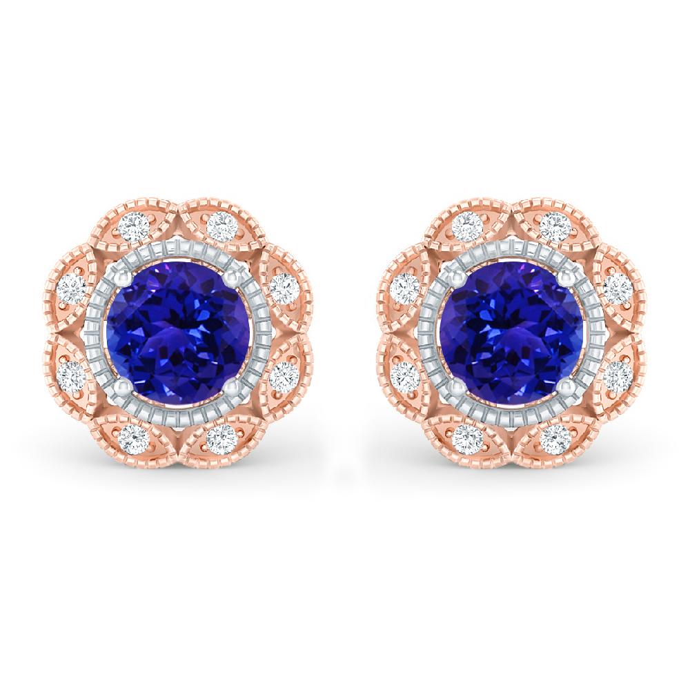 Rose Gold - Tanzanite