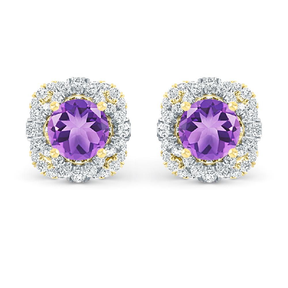 Yellow Gold - Amethyst