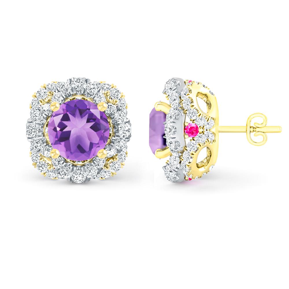 Yellow Gold - Amethyst