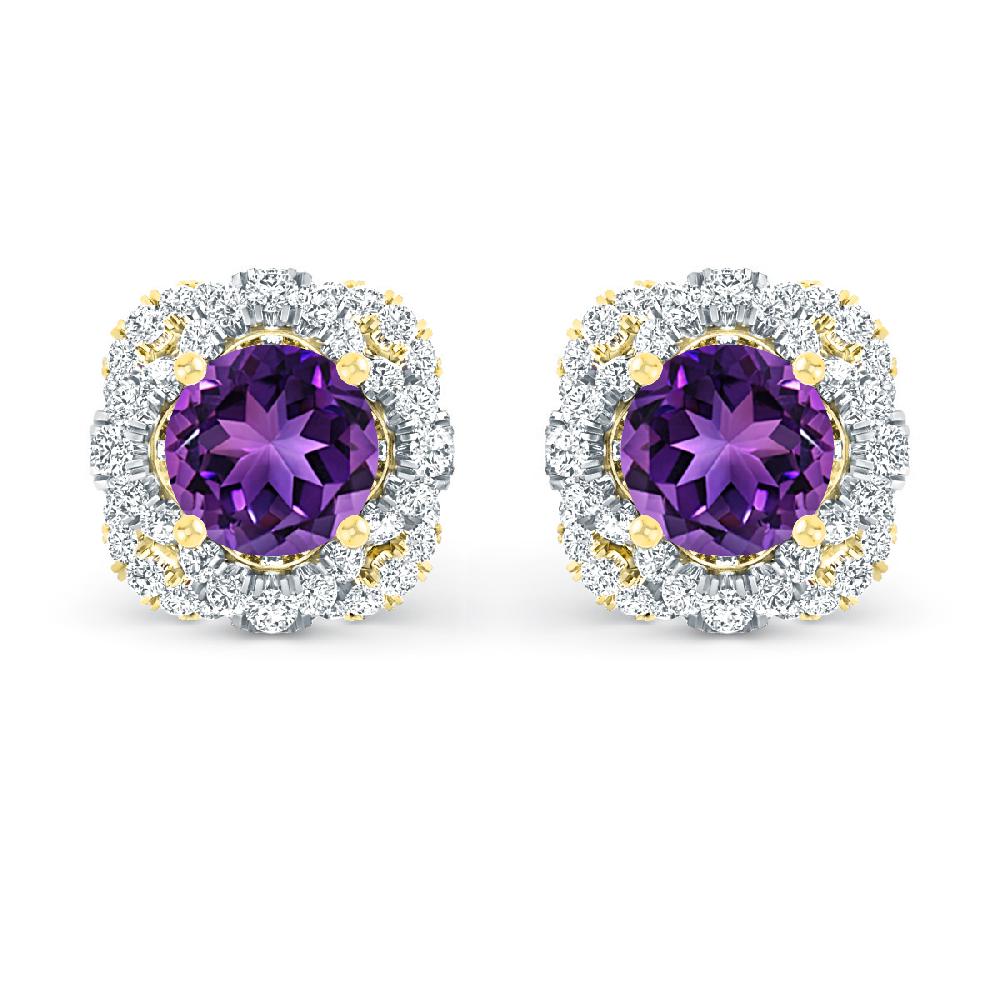 Yellow Gold - Amethyst