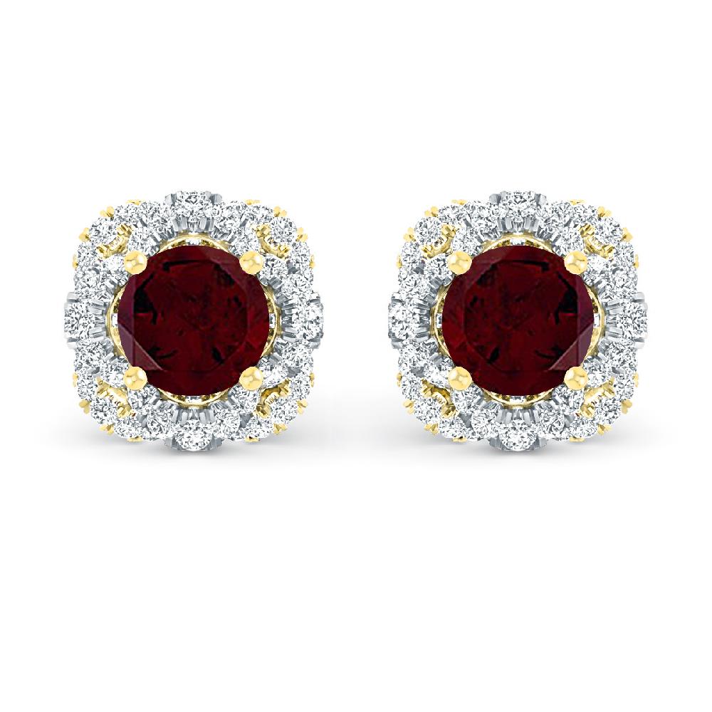 Yellow Gold - Garnet