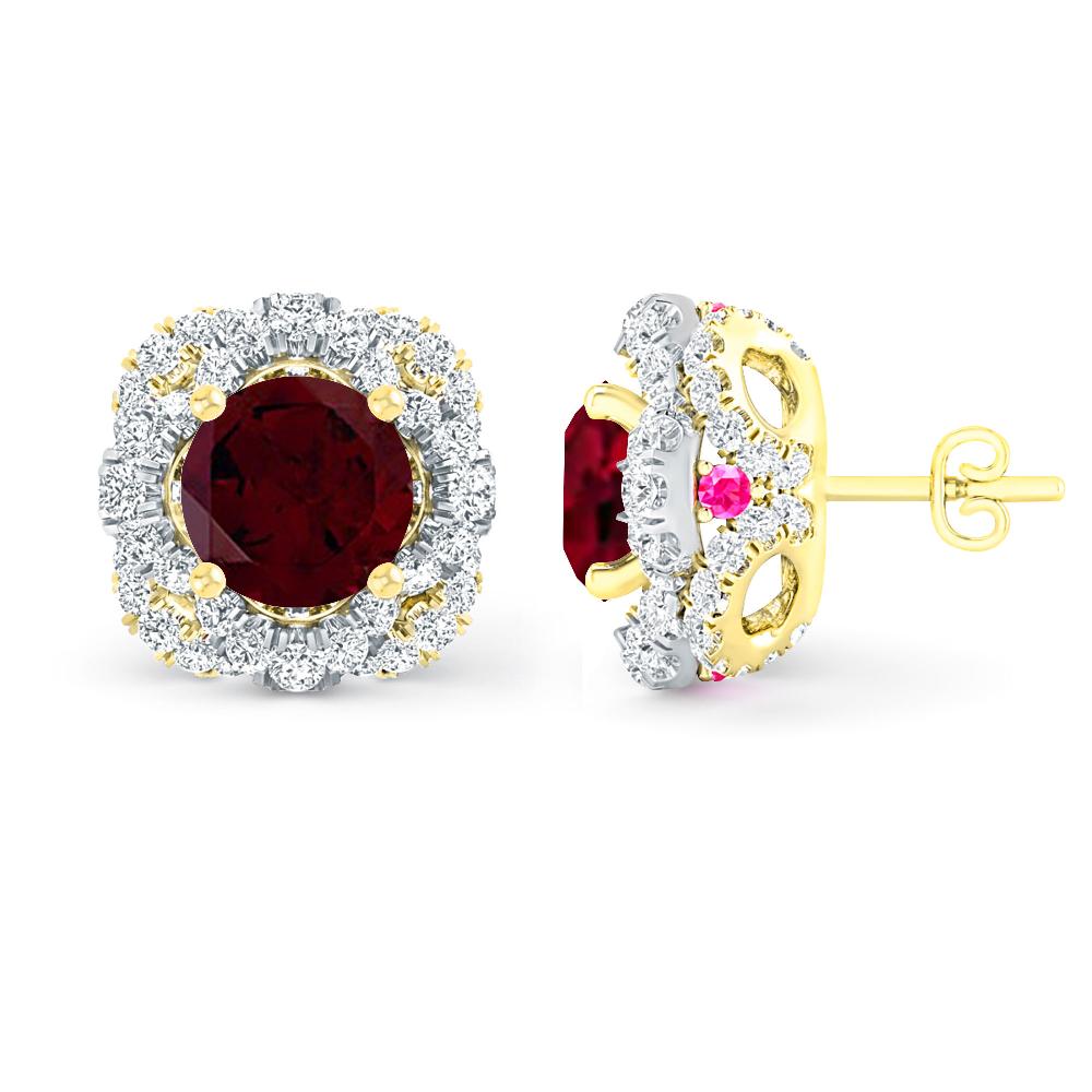 Yellow Gold - Garnet