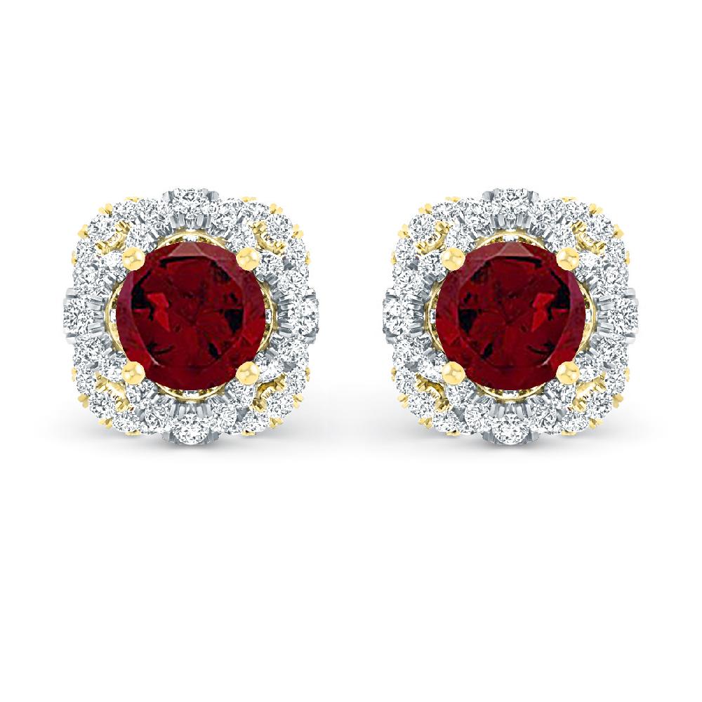 Yellow Gold - Garnet