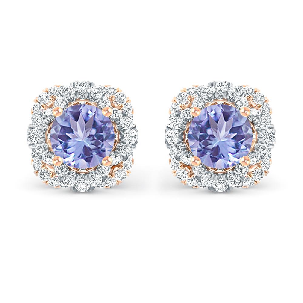 Rose Gold - Tanzanite
