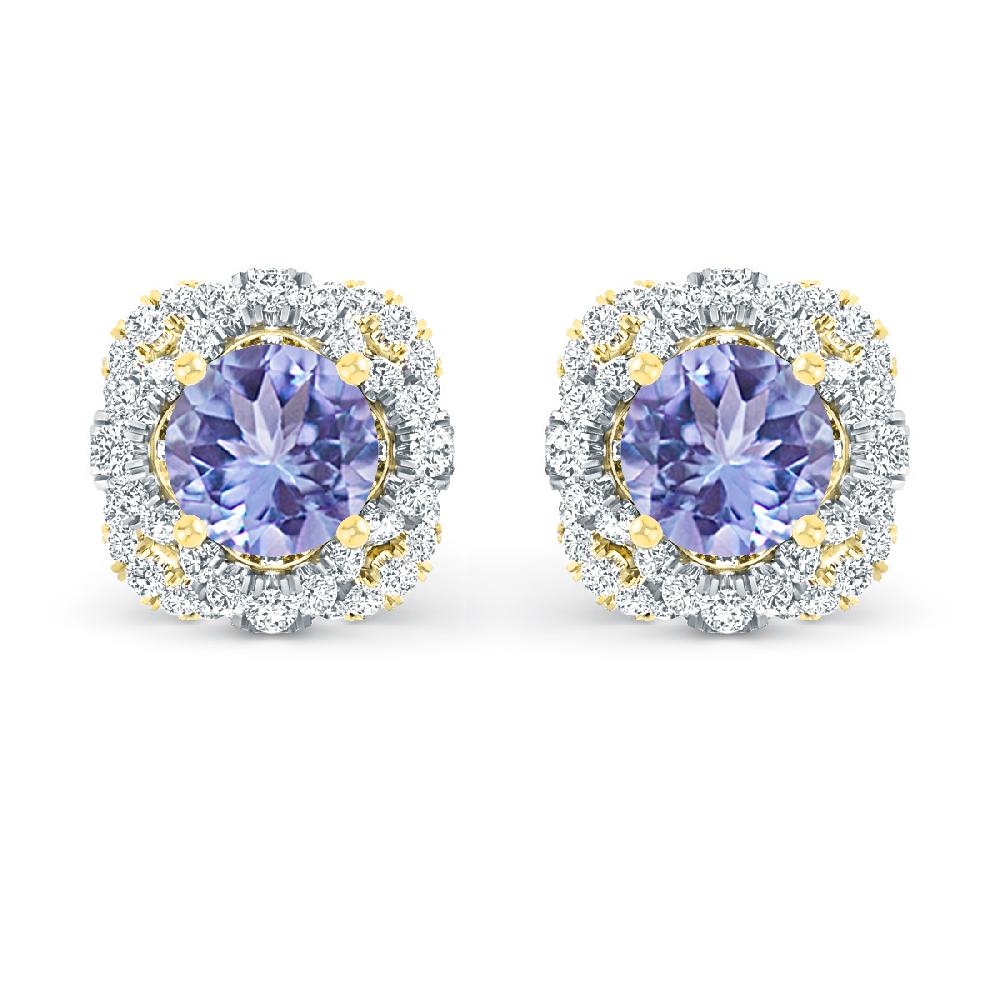 Yellow Gold - Tanzanite