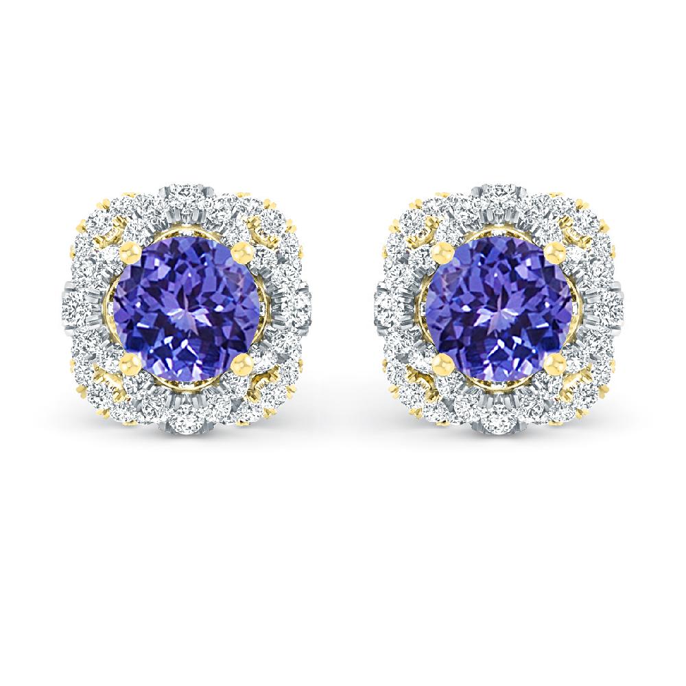 Yellow Gold - Tanzanite