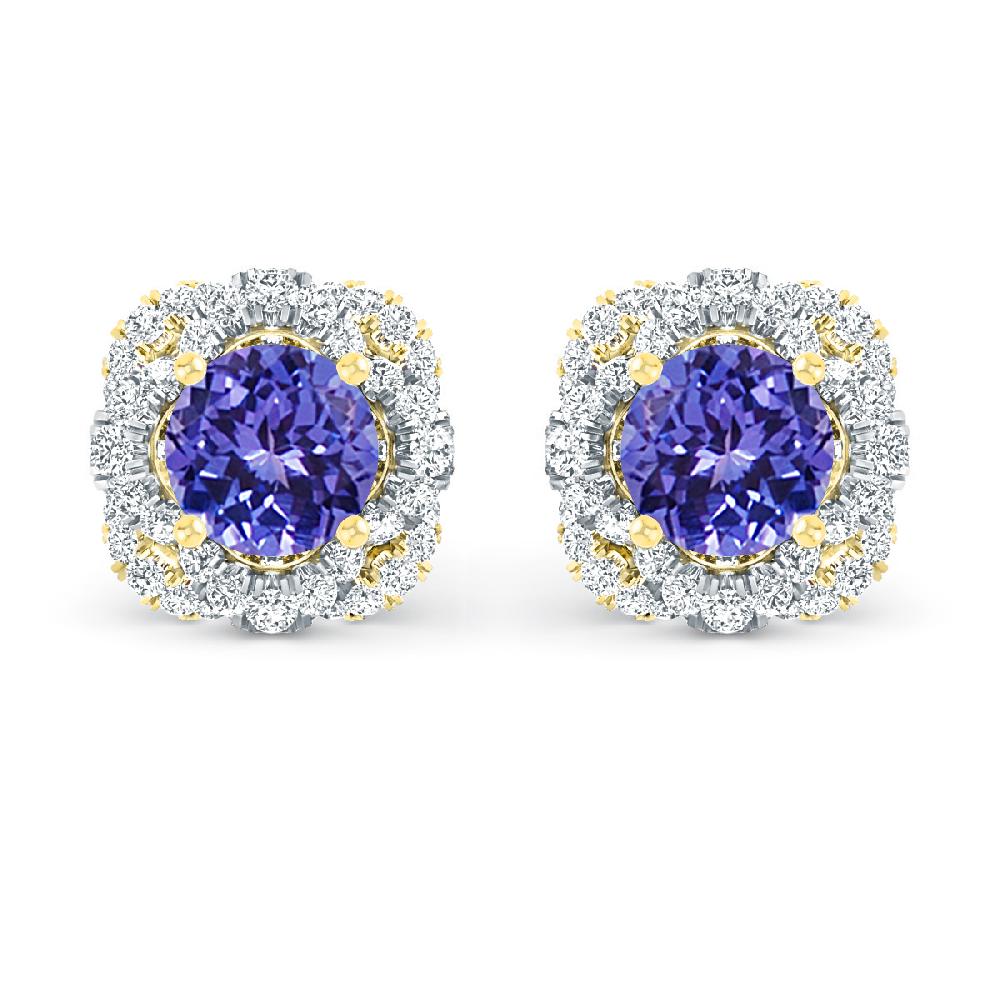 Yellow Gold - Tanzanite