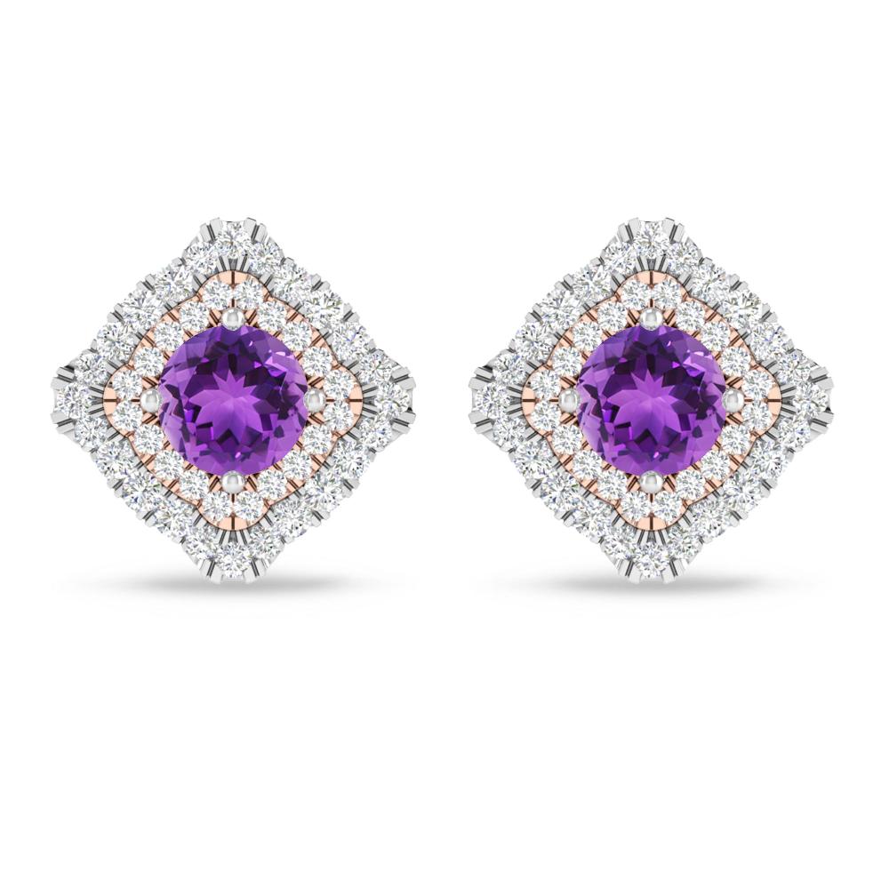 White Gold - Amethyst