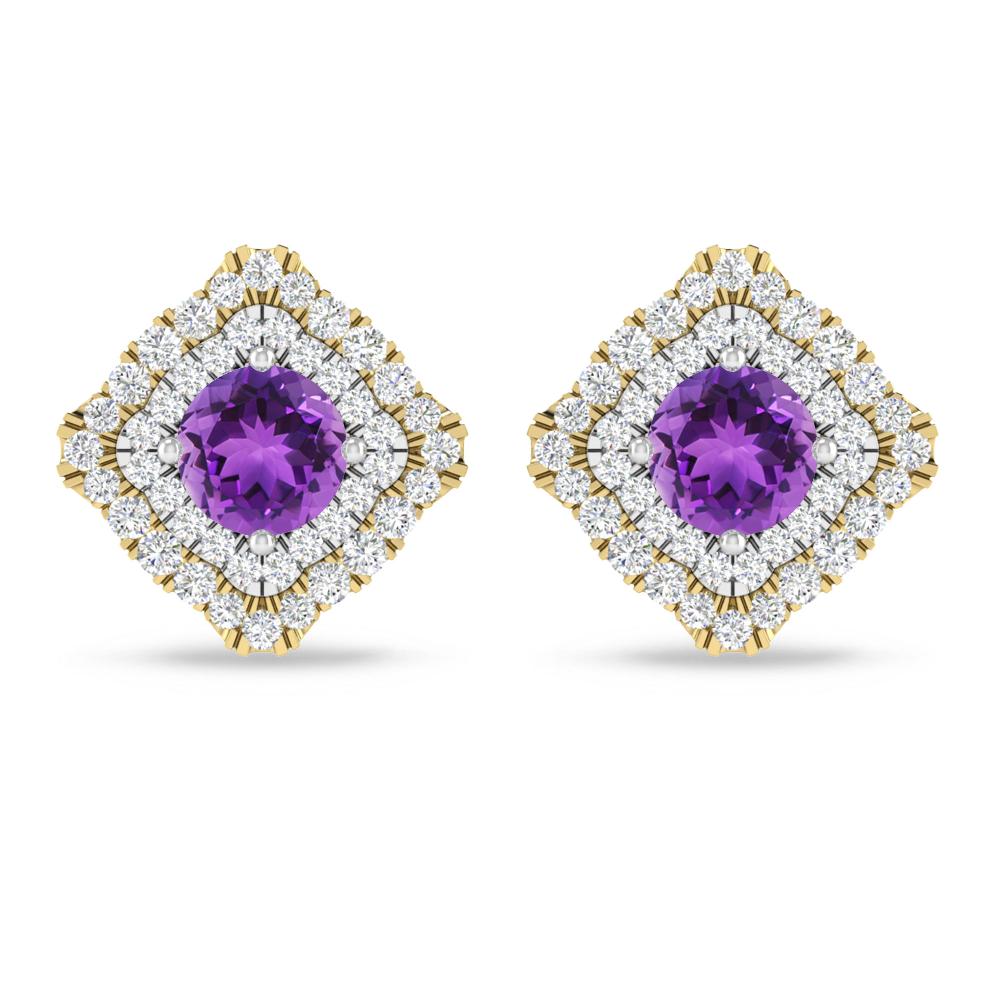 Yellow Gold - Amethyst
