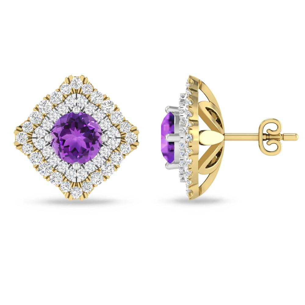 Yellow Gold - Amethyst