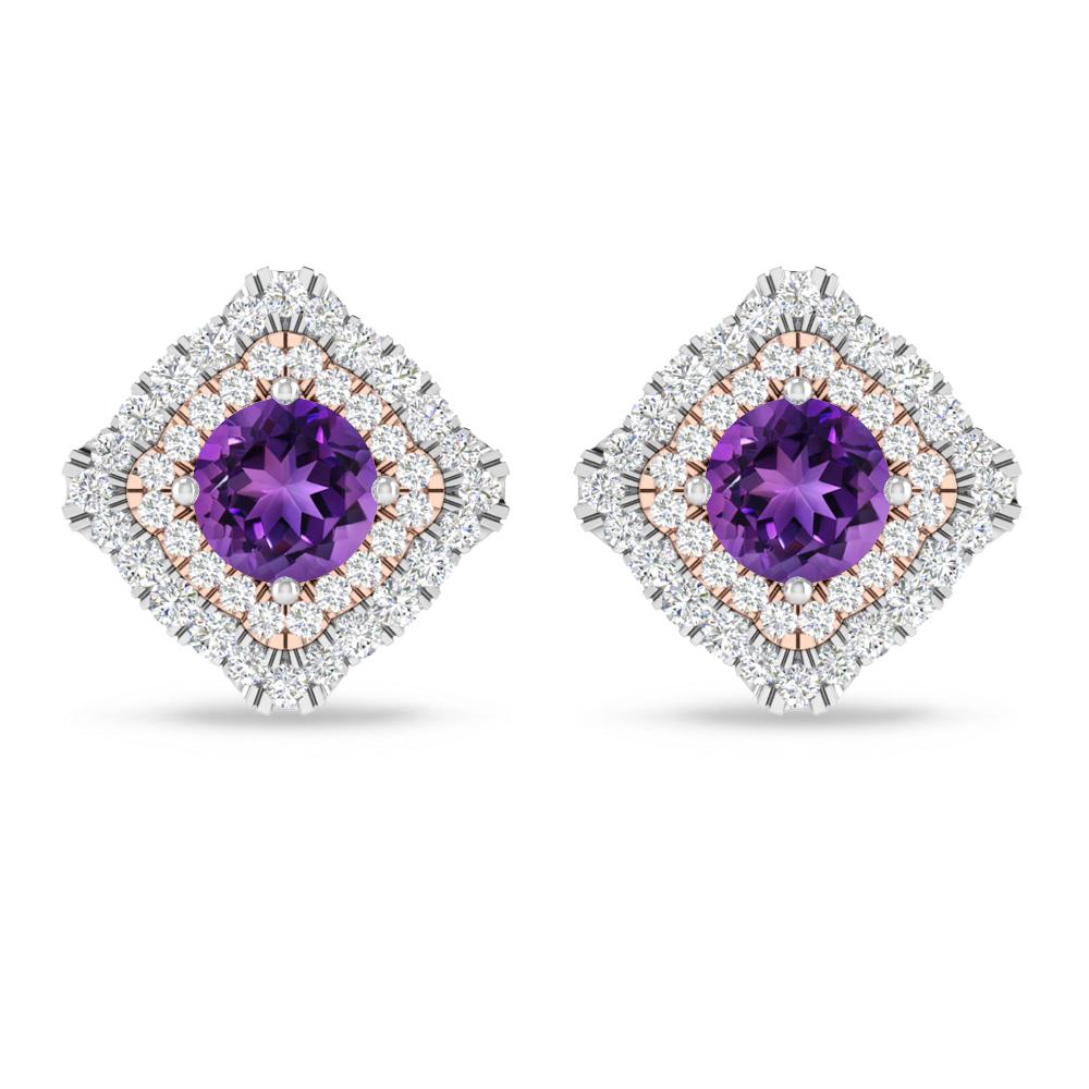 White Gold - Amethyst