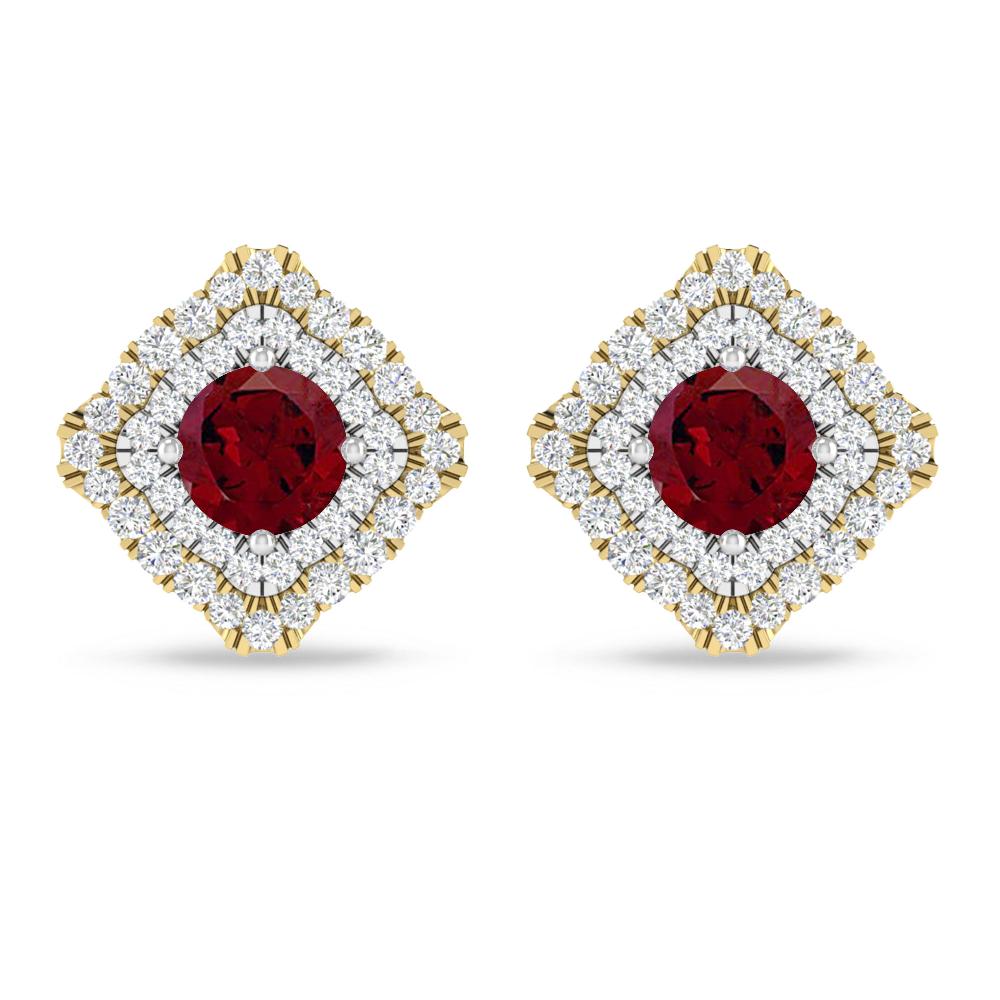 Yellow Gold - Garnet