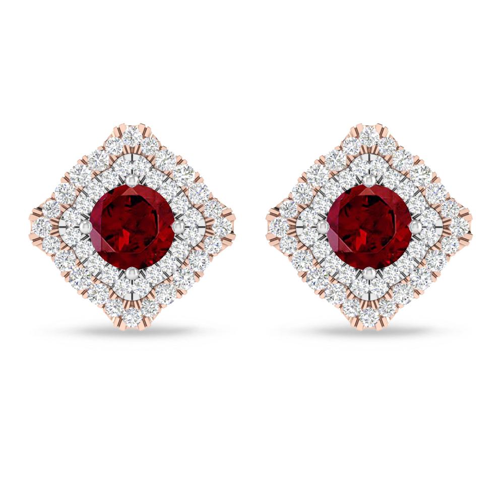 Rose Gold - Garnet
