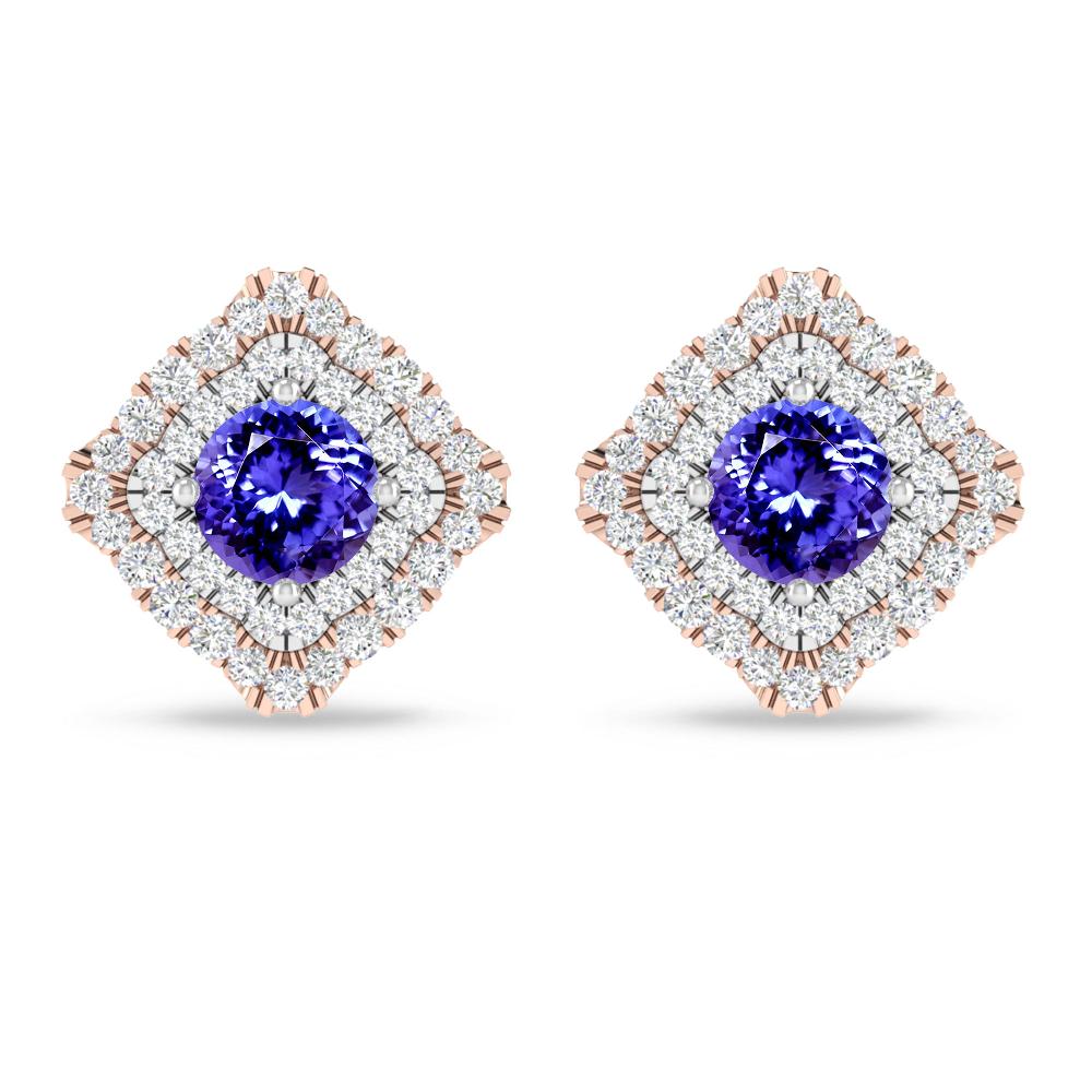 Rose Gold - Tanzanite