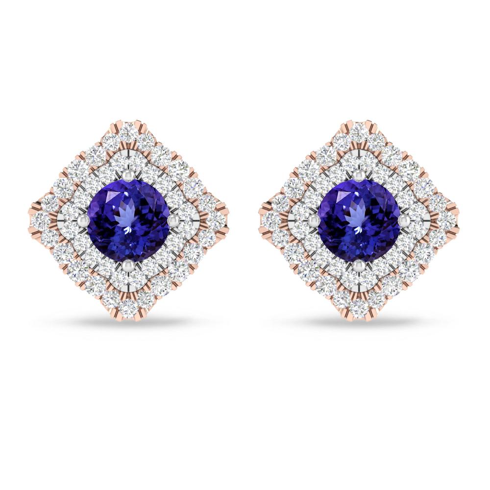 Rose Gold - Tanzanite